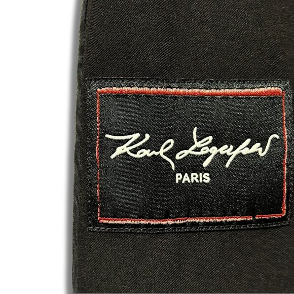 Karl Lagerfeld Paris Embellished Rose Motif Holiday Blazer • NWT $219 • Size 10 - Picture 12 of 14